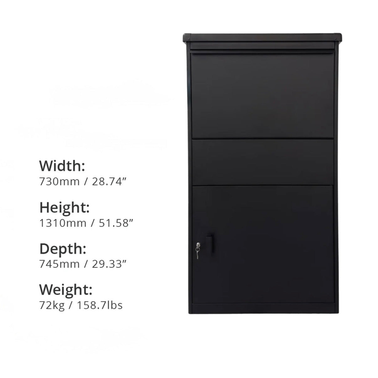 BOXSY 4 - Anti-Theft Parcel Delivery Box (Large)