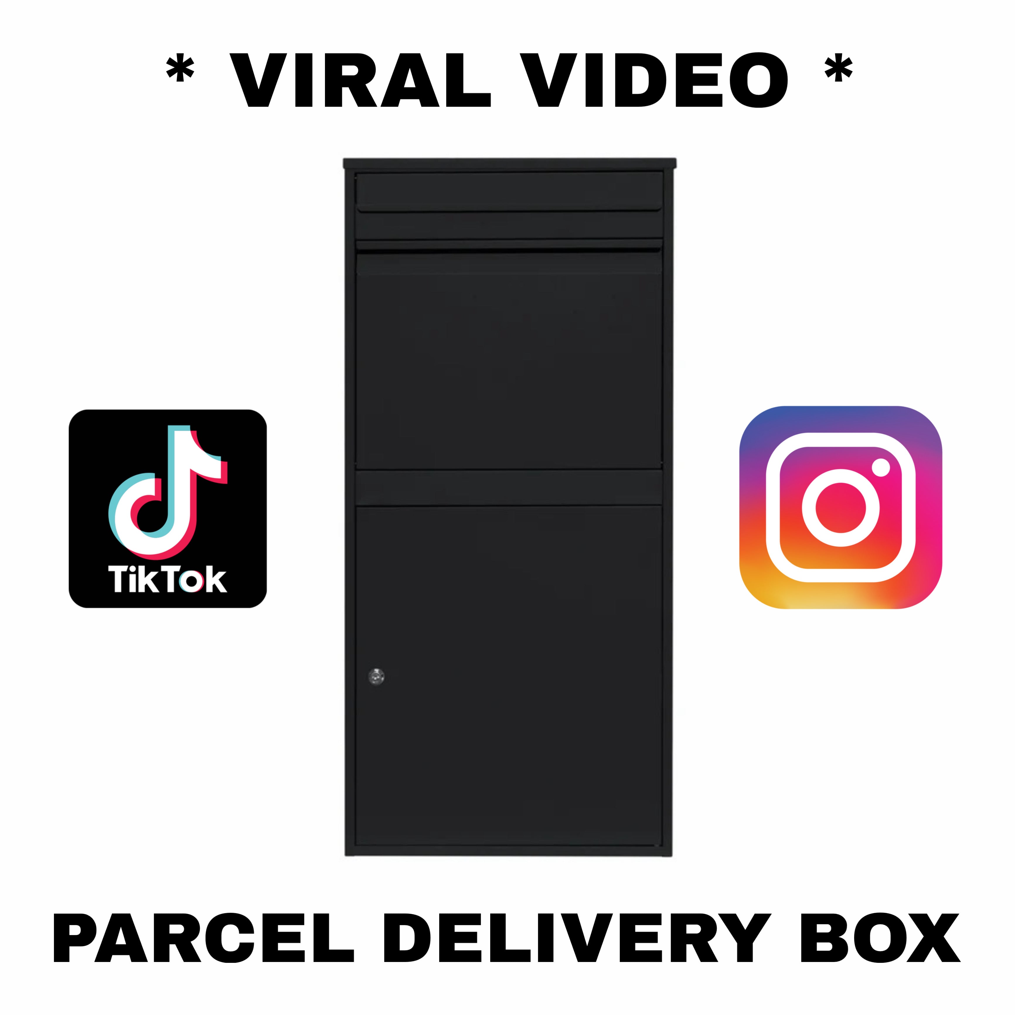 BOXSY 3 - Anti-Theft Parcel Delivery Box (Medium)